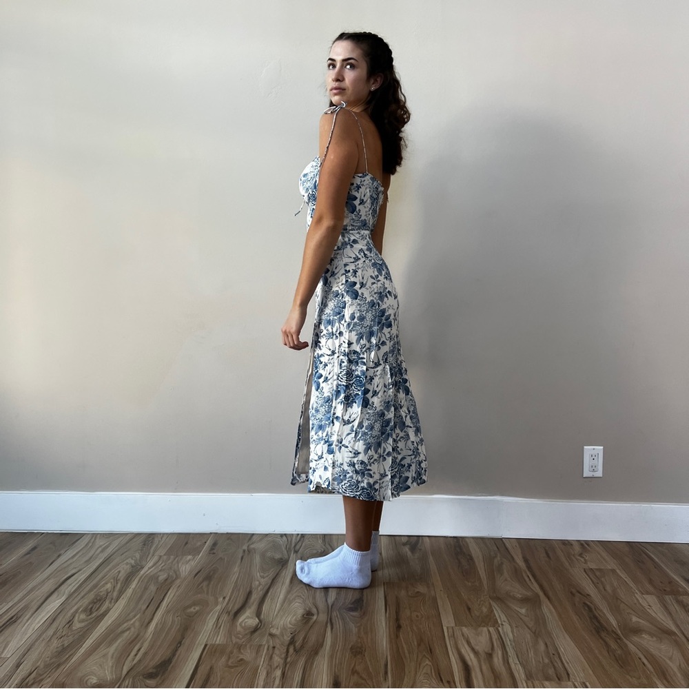 Reformation Juliette Dress | 🐋Pompadour🎉SALE🎀 NEW - Picture 4 of 13